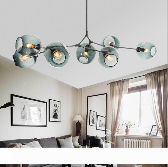 

Modern Glass Pendant Light Nordic Dining Room Kitchen Light Designer Hanging Lamps Avize Lustre Lighting