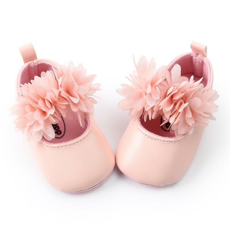 

Cute New Fashion Baby Shoes Floral PU Leather Infant First Walkers Soft Sloe Mary Jane Party Girls Prewalkers for -18M, As show