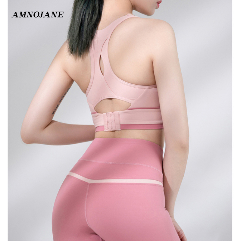 

Sports Bra Pink Adjustable High Impact Sport Bra Push Up Bras For Women Bralette Crop Top Running Fitness Yoga Gym Brassiere, Green