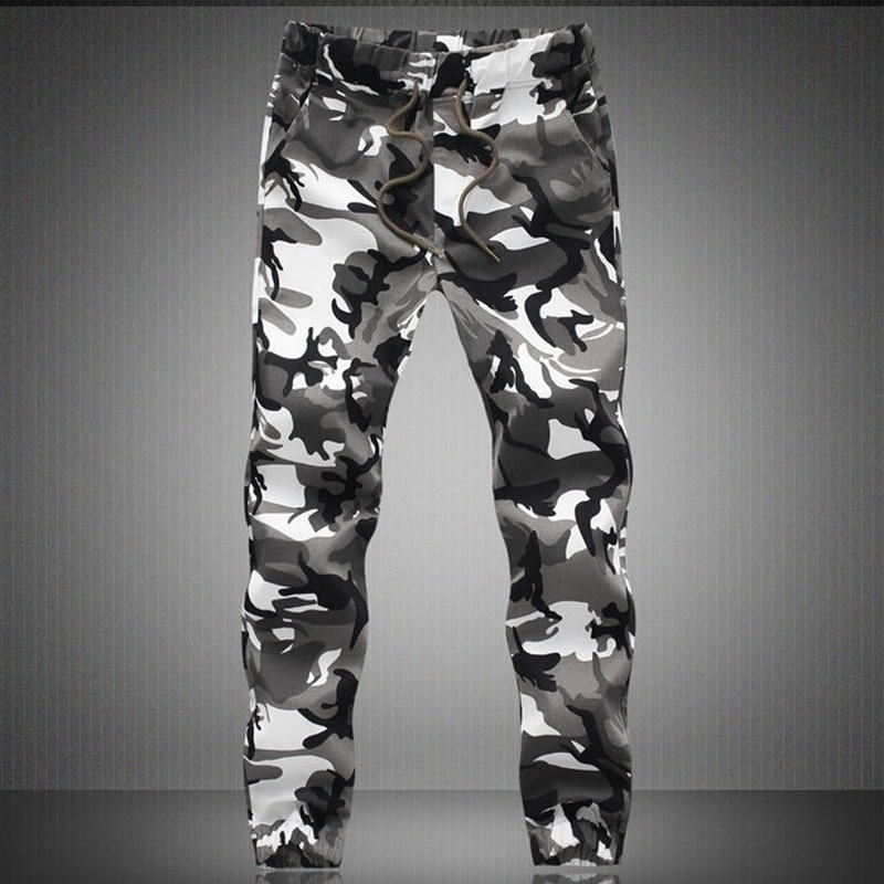 

Pantalones militares de camuflaje para correr, pantalones de algodón 2020 puro para hombre, tipo lápiz Harem primavera y otoño, Camouflage