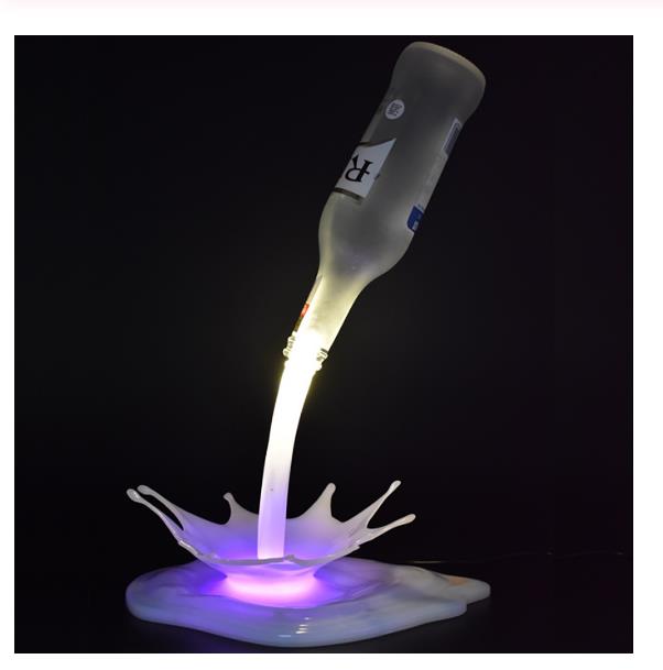 

Night Lights 3D Pouring Wine Lamp Design Bedroom Decor Lights LED Colorful Bedside Atmosphere Light for Home Christmas USB Gift