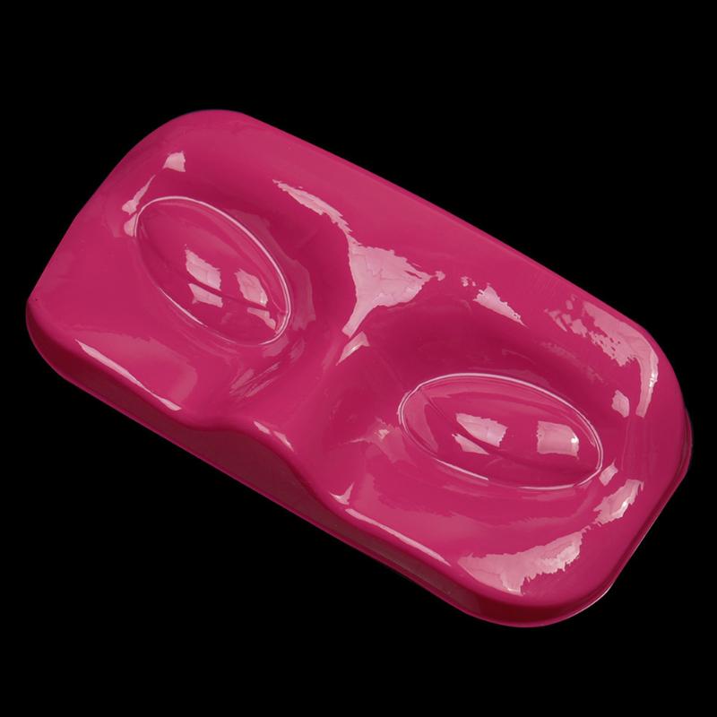 

20pcs/pack Packing Protective False Eyelashes Accessory Display Holder Blank Thickened Face Shape Lash Trays Makeup Boxes PVC