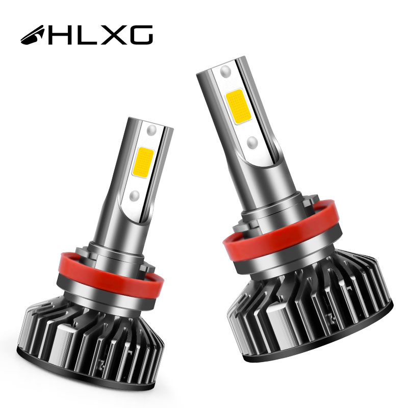 

HLXG car h7 led mini lampada bulb lamp light Auto 6000K 12V 10000LM H8 H9 H11 9005 3 4 9006 led h4 alta y baja headlight