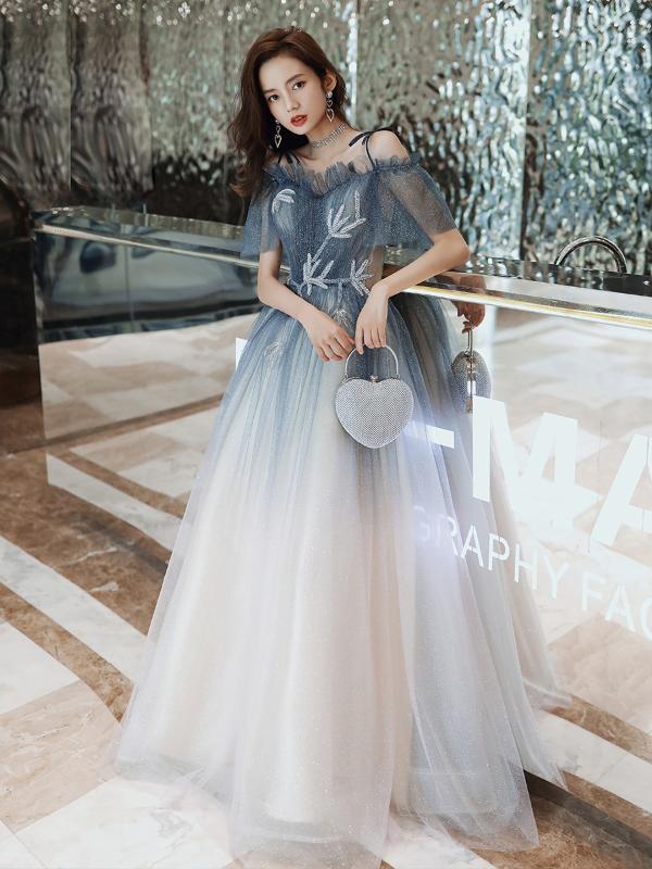 

Noble Trailing Chinese Mesh Gowns Sequin Lace Up Ball Gown Formal Evening Party Clothing Qipao Abito Da Sera