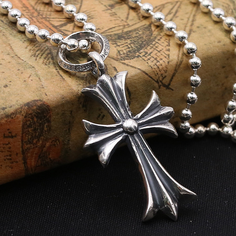

Vintage style 925 sterling silver handmade designer jewelry American antique silver cross necklace pendants without chain for men