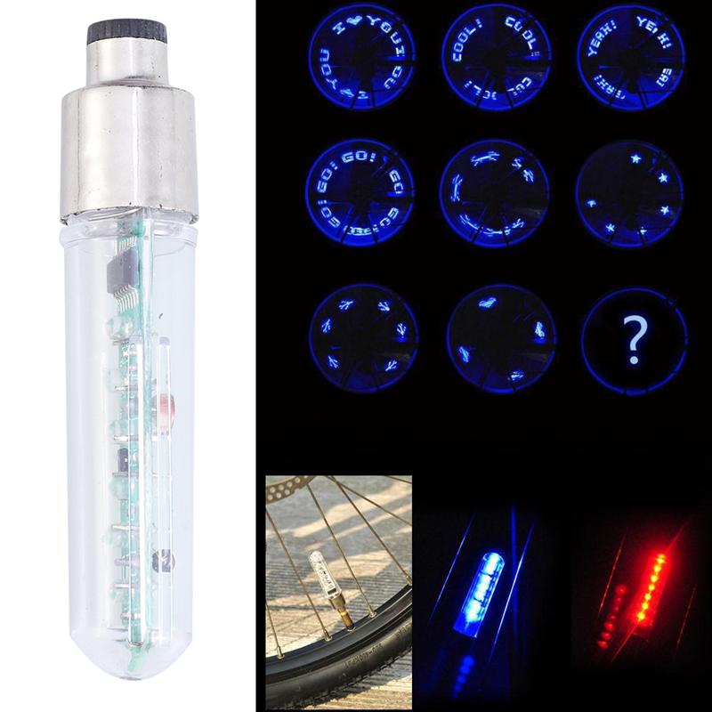 

1PCS LED Bike Wheel Lights with Batteries Included Brighter Visible from All Angles Gas Lamp for British American Mouth