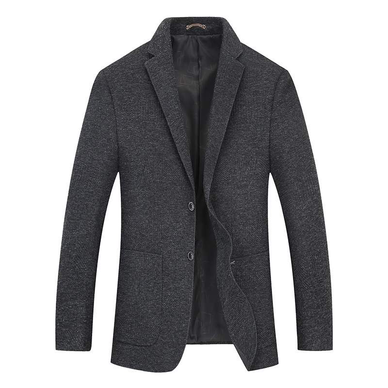 

New Big Plus Size 8xl 7xl Autumn Winter Business Coat Add Fertilizer Increased Male Casual Suit Jacket Loose Fat Male Jacket, Gray