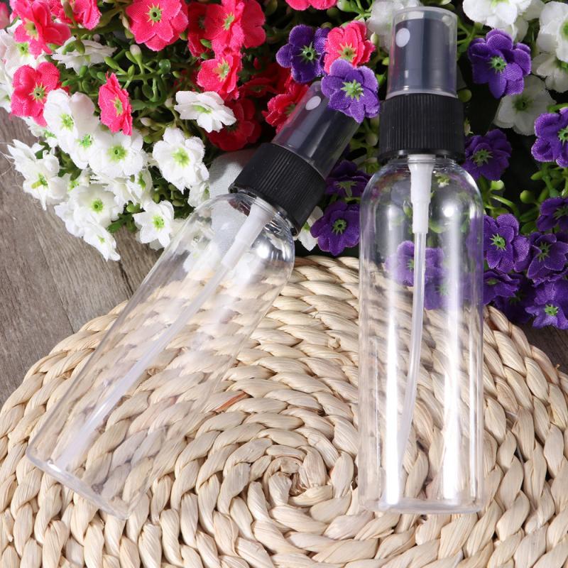 

10 PCS 60ML Transparant Liquid Bottle Empty Plastic Makeup Liquid Perfume Mist Atomizer Refillable for Travel