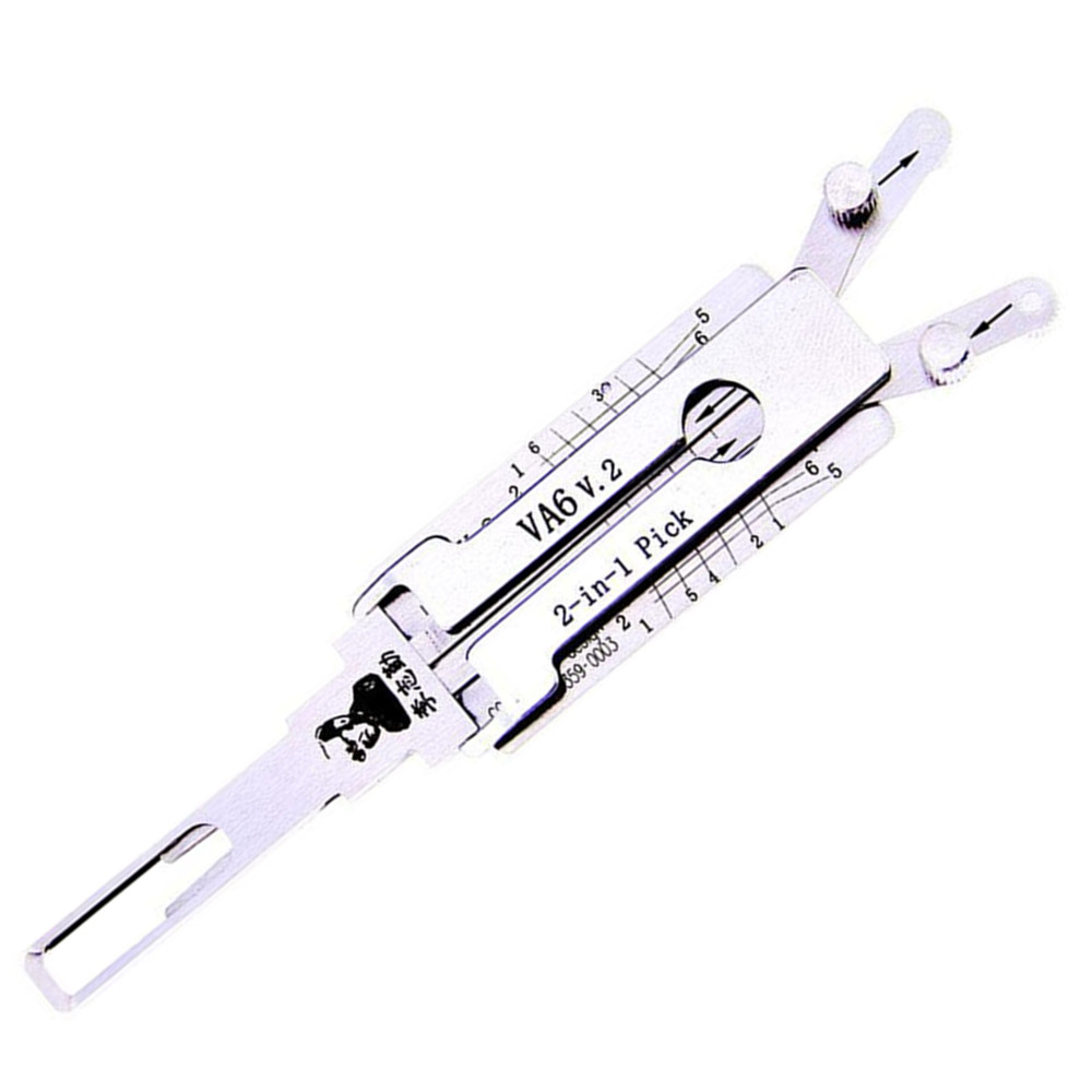 

Original Lishi VA6 (4 Lifters) 2 in 1 Decoder and Pick for Renault/Citroen/Peugeot/Smart 2015 Original Lishi Lock Pick Set