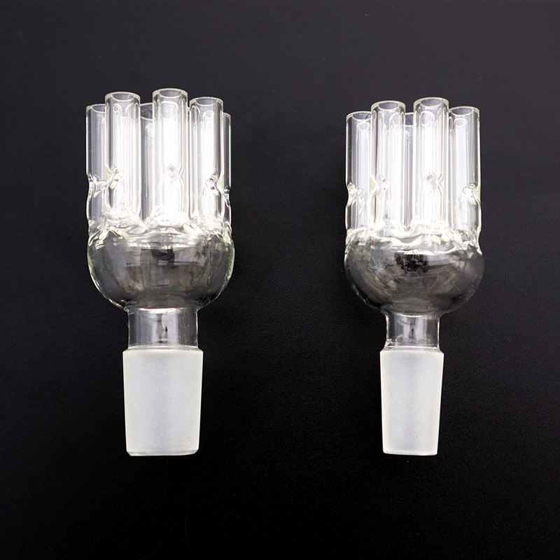 

Revolver bongs bowl 8 shots glass smoking pipe adapter 14mm and 18mm male joint for water pipe dab rig glass bong