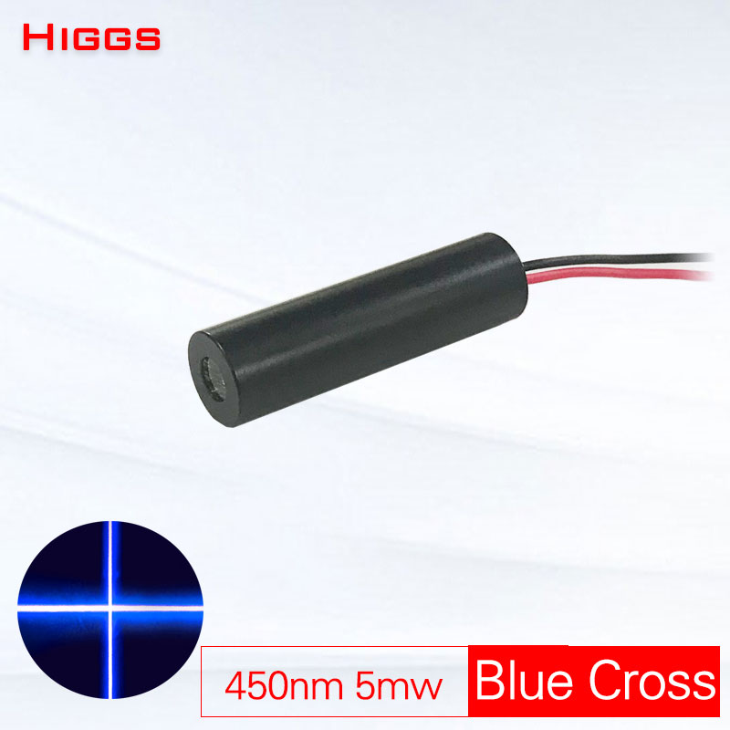 

High quality 450nm 5mw blue cross laser module laser sight pointer industrial grade marking position locator customizable