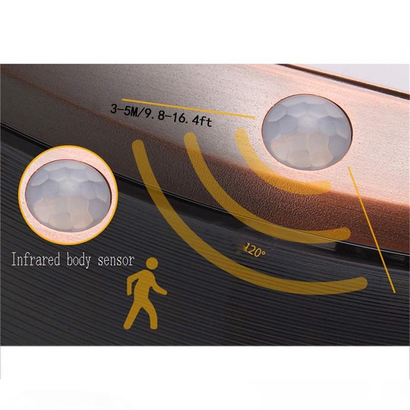 

LED Solar Lights 8LED Step Light Solar Smiling Wall Lights PIR Motion Sensor Doorway Light for Fence Staircase