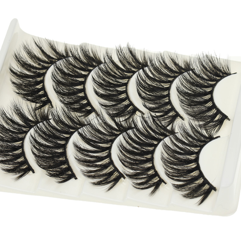 

5 Pairs 3D False Eyelashes Natural Thick Long False Eyelash Dramatic HandMade Fake Eye Lashes Extension Makeup Tool maquiagem
