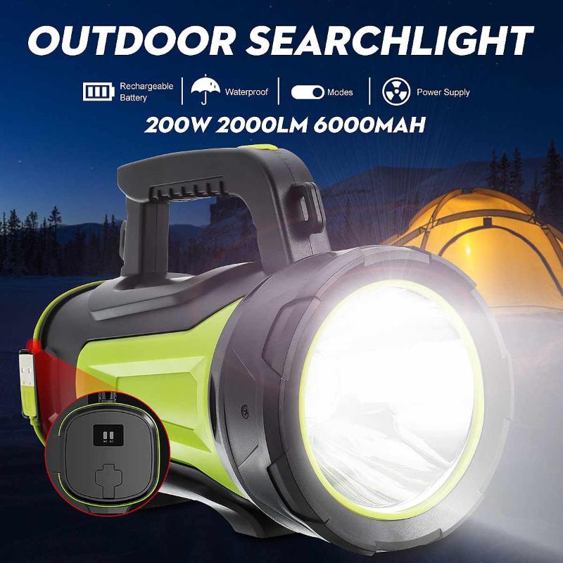 

2000lm 1000m Super Bright Work Light LED Spotlight Hunting Emergency