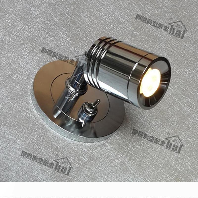 

Topoch Wall Recessed Lights with on-off Switch Discrete Driver 3W Integral LED Chrome Finish for Hotel Residential Motorhome Yacht