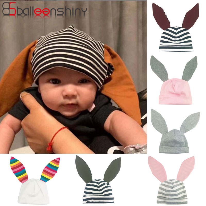 

Balleenshiny New Fashion Baby Hats Newborn Photography Props Big Ear Baby Winter Hat for Boys Girls INS Cotton Kids Hat