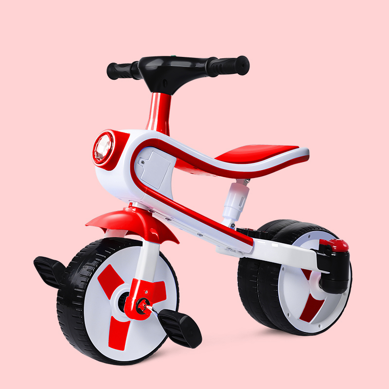 

Children's Three Wheel Tricycle Stroller Baby Bicycle Balance Sliding Car Kids Scooter Ride on Toys Carwith Light Music 3-6Y