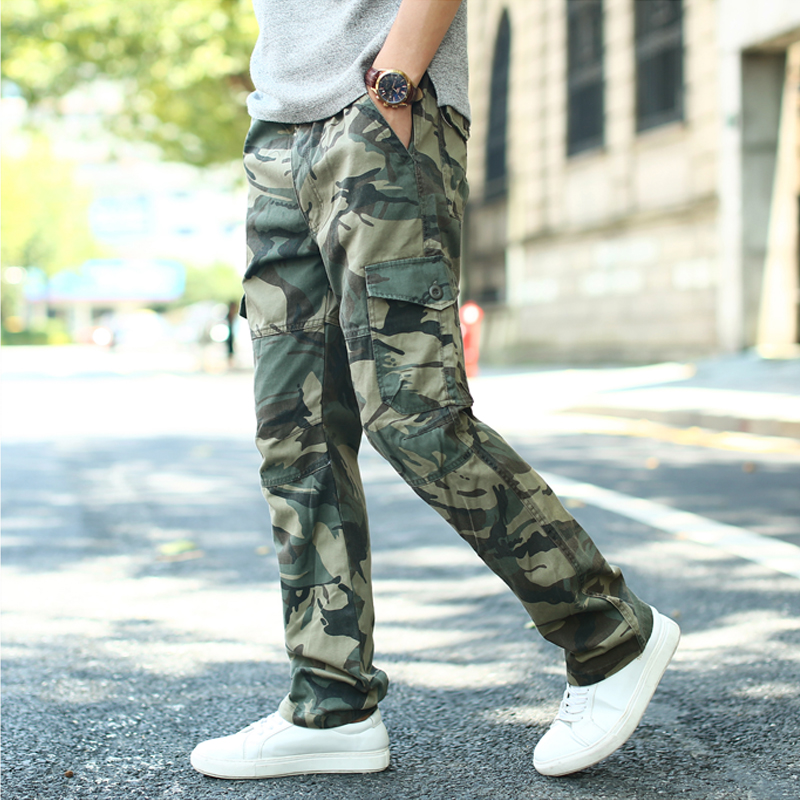 

2020 Men Tactical Pants Man Army Camo Jogger Cotton Trousers Male Camouflage Pants Men' Cargo Oversize 6XL 7XL, Green