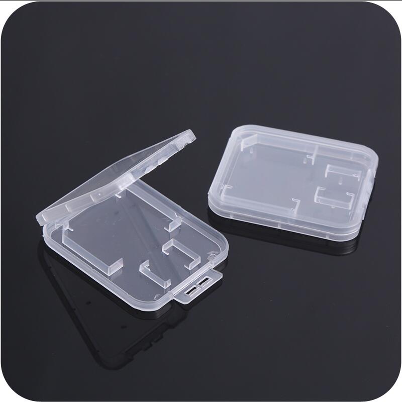 

Transparent Storage Case Memory Card Clear plastic packing boxes retail package box
