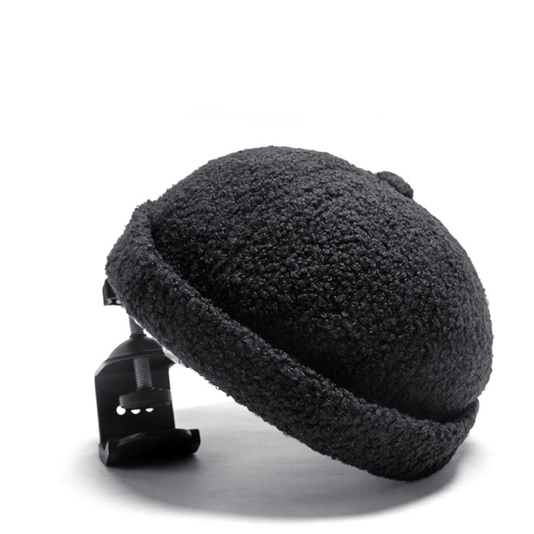 

Scottish College Wind Adjustable hat Sailor Cap Men New hair Women Retro Hip Hop Landlord Cap, Black