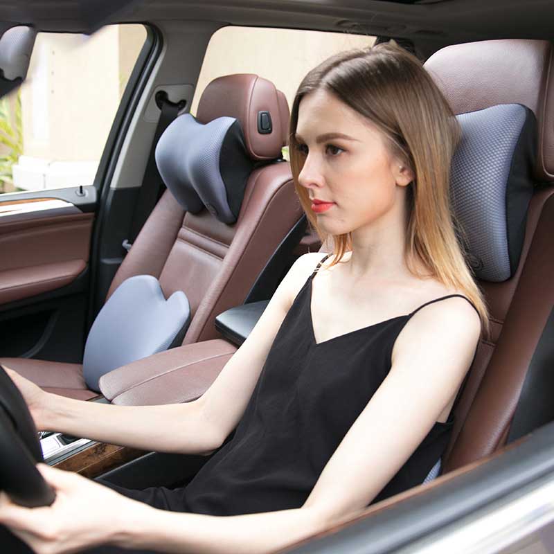 

Car Headrest Travel Neck Pillow Memory Foam Seat Cushions Back Support Head Restraint Sleep Pillow for Accessories Car