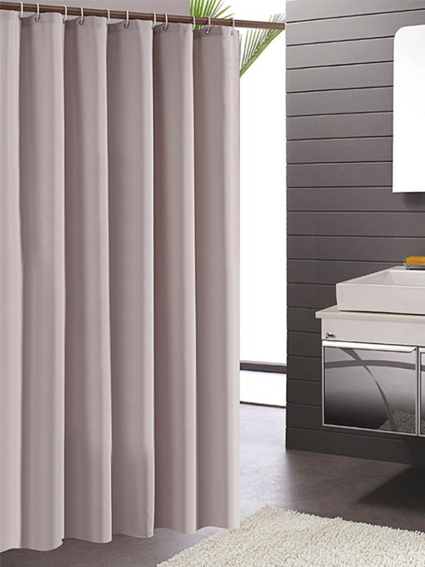 

CLPAIZI Shower Curtain Waterproof Mildew Thickening Bath Shower Curtain Imitation Linen Bathroom 120*180CM D30