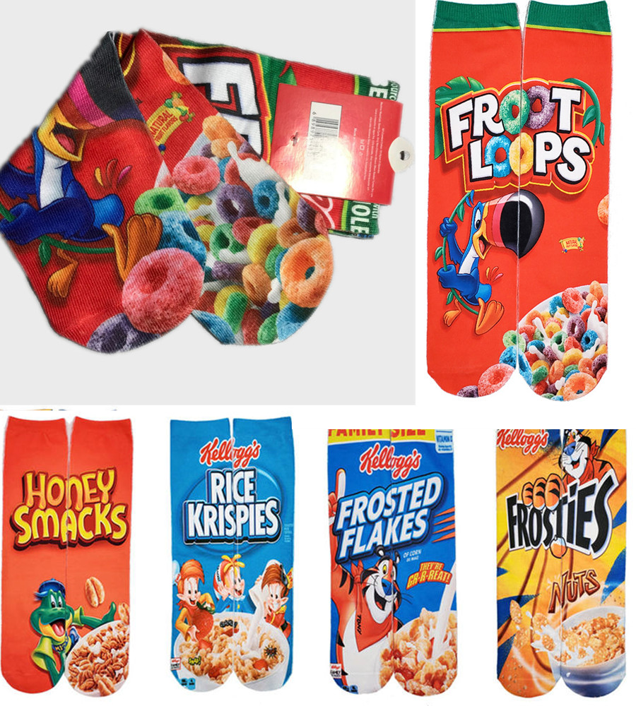 

NEW Colours Children's Unisex 3D Socks Printed Cartoon Cheerlead Cer Socks Girls Custom order Socks Sports Stocking Multicolors Cartoon, Gift packaging bag