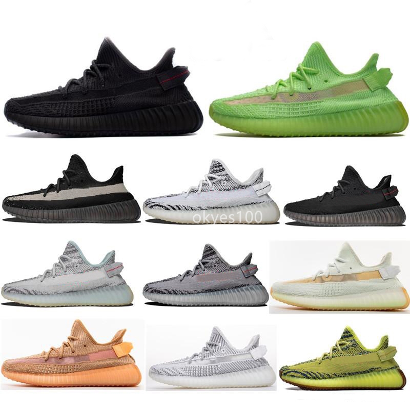 

2020 Men Running Shoes Mens Kanye Cinder Desert Sage Marsh Tail Light Black Static Designer Fashion Sport Sneakers