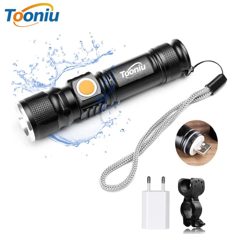 

USB Rechargeable LED Bicycle Light 3 Lighting modes LED Torch For night riding adventure camping hunting outdoor, etc