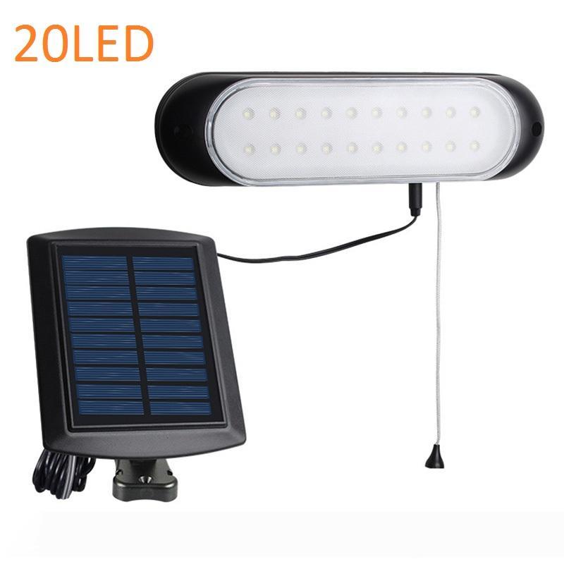 

Split Solar Light for Shed Garage Cabin Lamp Separated Solar Indoor Wall Mount Lights with Pull Cord for Home House Room