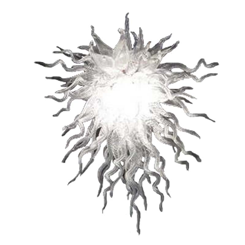 

Modern Lamp Handmade Blown Glass Chandelier Art Deco Clear Hanging LED Pendant Lamps Chihuly Style Chandeliers