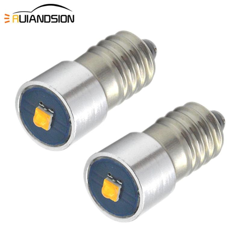 

2x E10 3W 3V AC/DC 4.5V 6-24V 6V 12V 18v CR-EE LED Light High Bright LED Emergency Work Lamp Replacement Bulb Torches