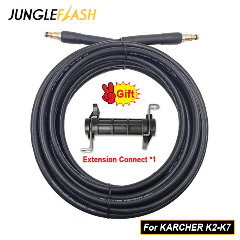 

6/8/10/15M High Pressure Washer Hose Pipe Cord Car Washer Water Cleaning Extension Hose Water For Karcher Pressure Cleaner