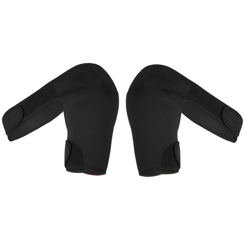 

2Pcs Shoulder Support Brace Back Guard Strap Wrap Belt Band Pads Single Shoulder Adjustable Black - Right & Left