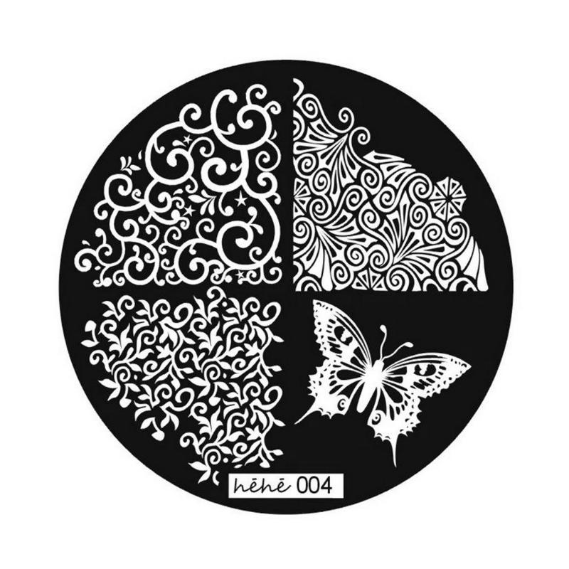 

1pcs Fashion DIY Nail Art Image Stamp Stamping Plates Manicure Template 9 Styles Big Sale, Hehe04