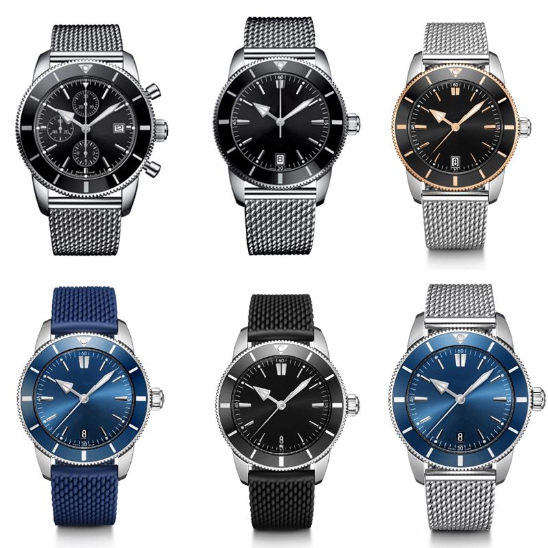 

Luxury superocean heritage watch 42 44 46mm B20 steel belt automatic mechanical quartz movement full working high quality men wrist wa Yc9t#, Box