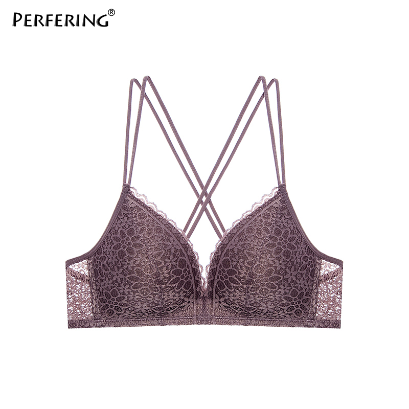 

Perfering Super Push Up Bra For Women Lace Wireless Lingerie Femmale Underwear Sexy Bralette Seamless Brassiere Sexy 70 75 80 85, Skin bra