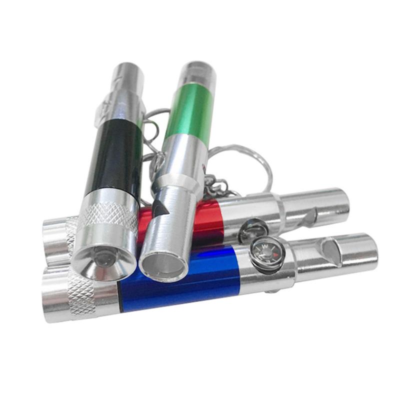 

3-In-1 Keychain Compass Whistle Camping Survival Hiking Tool