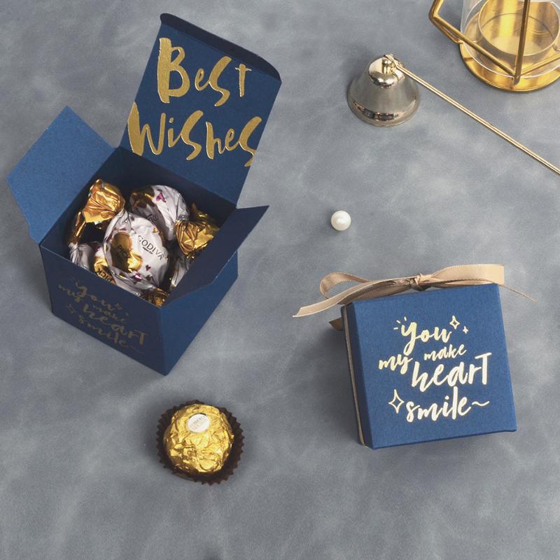 

Wedding Box for Candy New Arrival Candy Gift Boxes Party Favors Gift Bags Packaging Wedding Boxes for Shower Party Decor