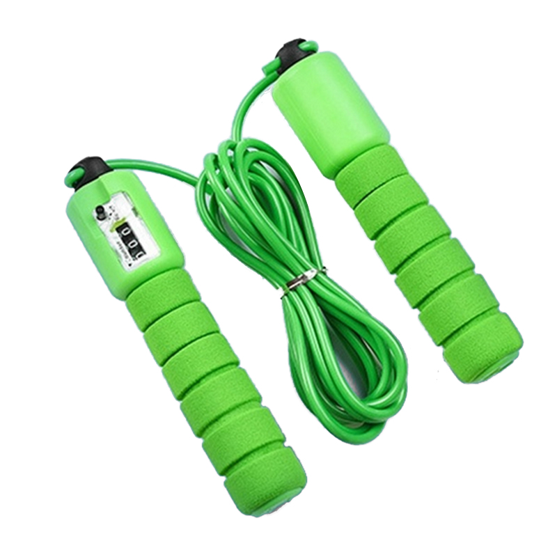 

Professional Sponge Jump Rope with Electronic Counter Adjustable Fast Speed Counting Skipping Rope Wire Workout Equipments