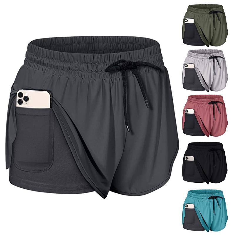 

High Waist Seamless Gym Shorts Fitness Yoga Short Women Shorts Workout Fitness Sportwear Quick Dry Gym Loose Sport, Black