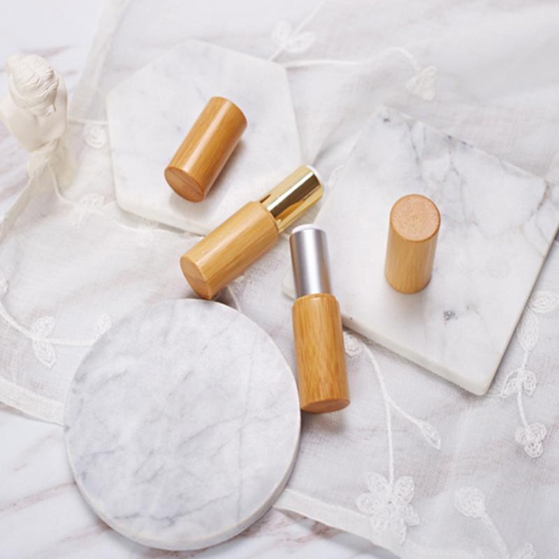 

Nature Bamboo Empty Lip Gross Container Lipstick Tube DIY Container Lip Tubes Creative wood Lipstick Replacement Tubes