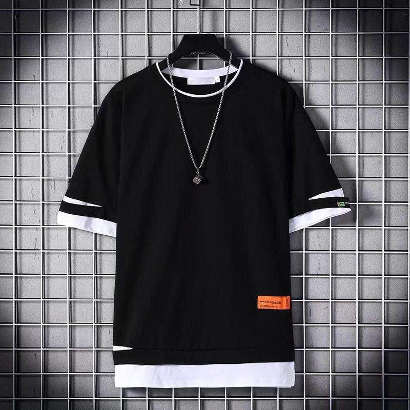 

2020 Fashion Men T-shirt Slim Fit Hole T-shirt Men Hip Hop Streetwear O Neck Short Sleeve Fitness T-shirt Tee Shirt Homme, White