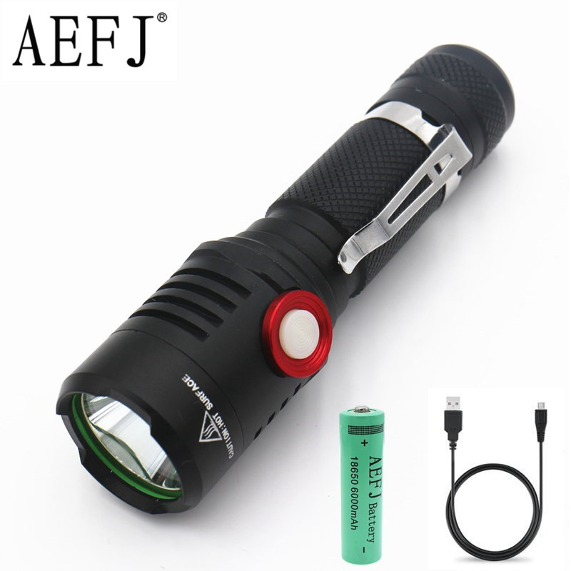 

1000LM XM-L2 led 2-mode USB Rechargeable Torch light bike lamp lighting lantern