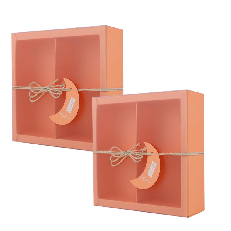 

2 pcs Bakery Boxes Square Paper Box Insert Dessert Box for Cakes