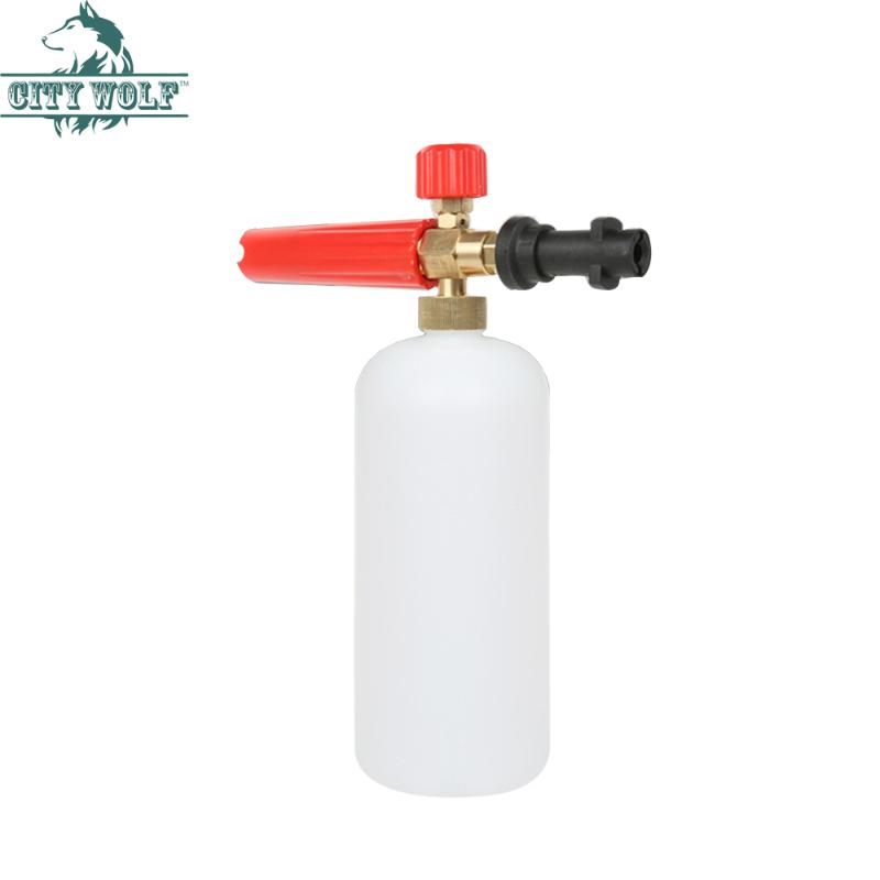 

High pressure washer snow foam lance deck foam karcher K series carfloor wall cleaning accessory city wolf