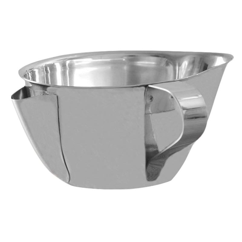 

Stainless Steel Oil Fat Separator Bowl with Handle Multi-use Grease Oiler Filter Straine