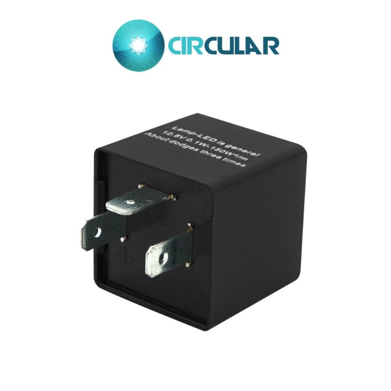

CF13KT 3 PIN LED Flasher Relay 12.8V 0.1W-150W Electronic Switch for Motorcycle Turn Signal Light Blinker Universal Adjustable