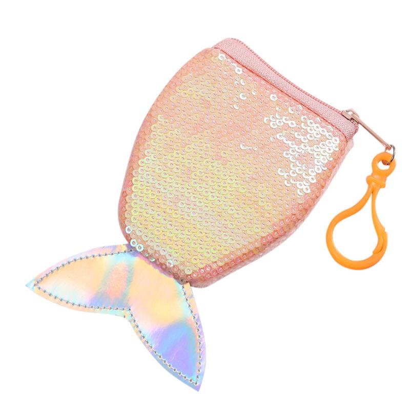 

Aelicy 2020 Fashion Mini Girl Purse Fish Tail Coin Purse Keychain Luxury Cute Female Coin Keychain Luxury Girl, Green