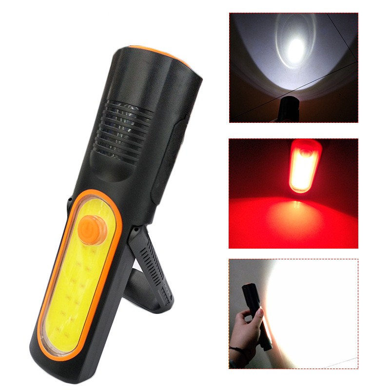 

New Multifunctional COB+LED Emergency Work Light USB Charging With Stand Car Repair Light Field Camping